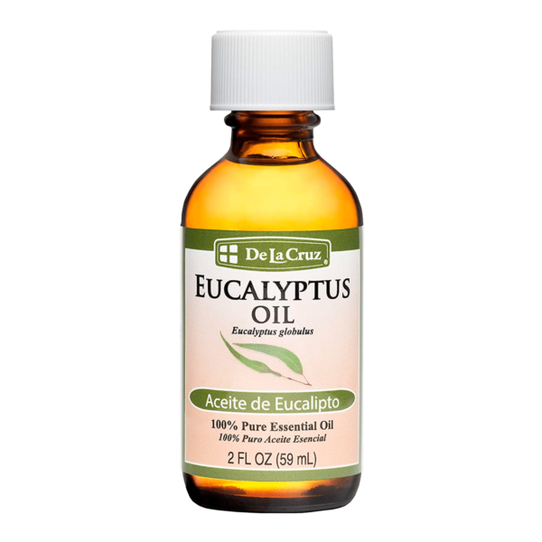 De La Cruz Eucalyptus Essential Oil for Aromatherapy Diffuser and Humidifier 2 fl oz