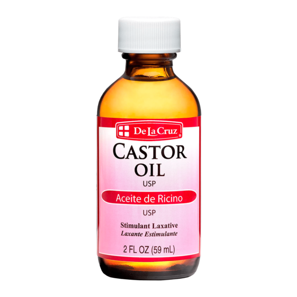 De La Cruz Pure Castor Oil for Eyelashes and Eyebrows, Hair & Skin, 2 fl Oz