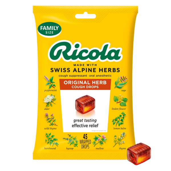 Ricola Original Herb Cough Drops, 45 Count