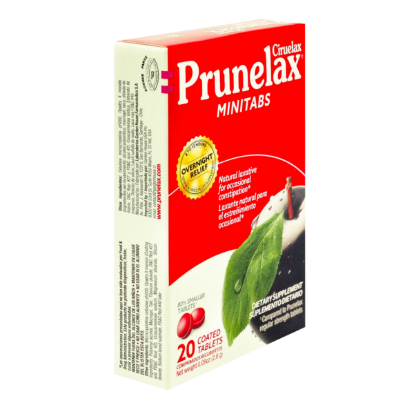 Prunelax Ciruelax Minitab's Natural Laxative Coated Tablets, 20 Count - Image 2