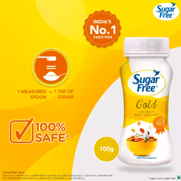 Sugar Free Gold Sweetener Powder Jar Of 100 G - Image 3