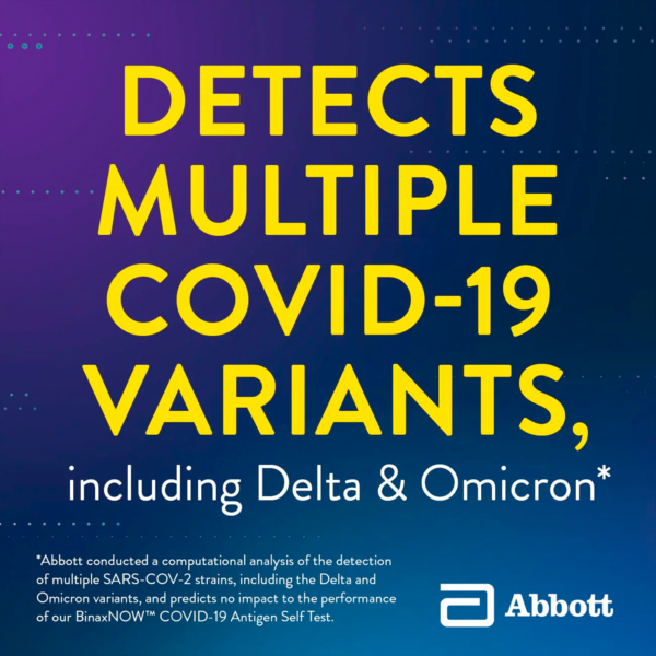 BinaxNOW COVID‐19 Antigen Self Test by Abbott (2 Count) - Image 3